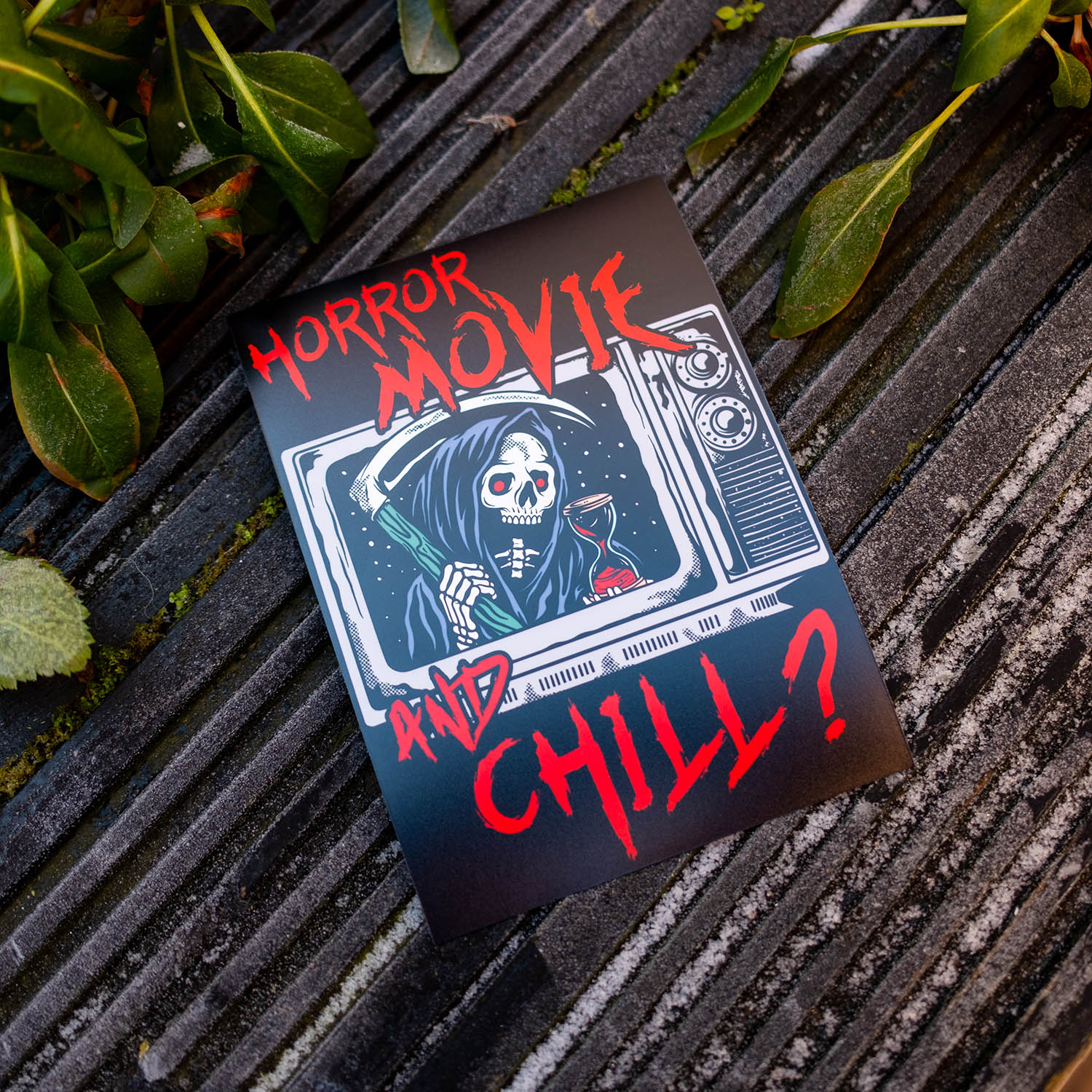 7x5 Art Print - Horror Movie and Chill