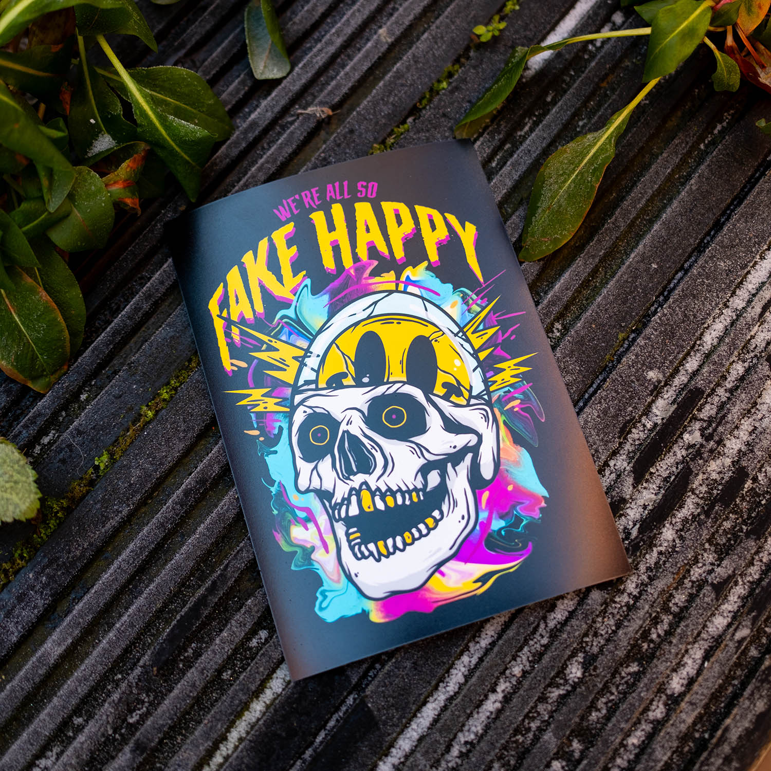 7x5 Art Print - Fake Happy