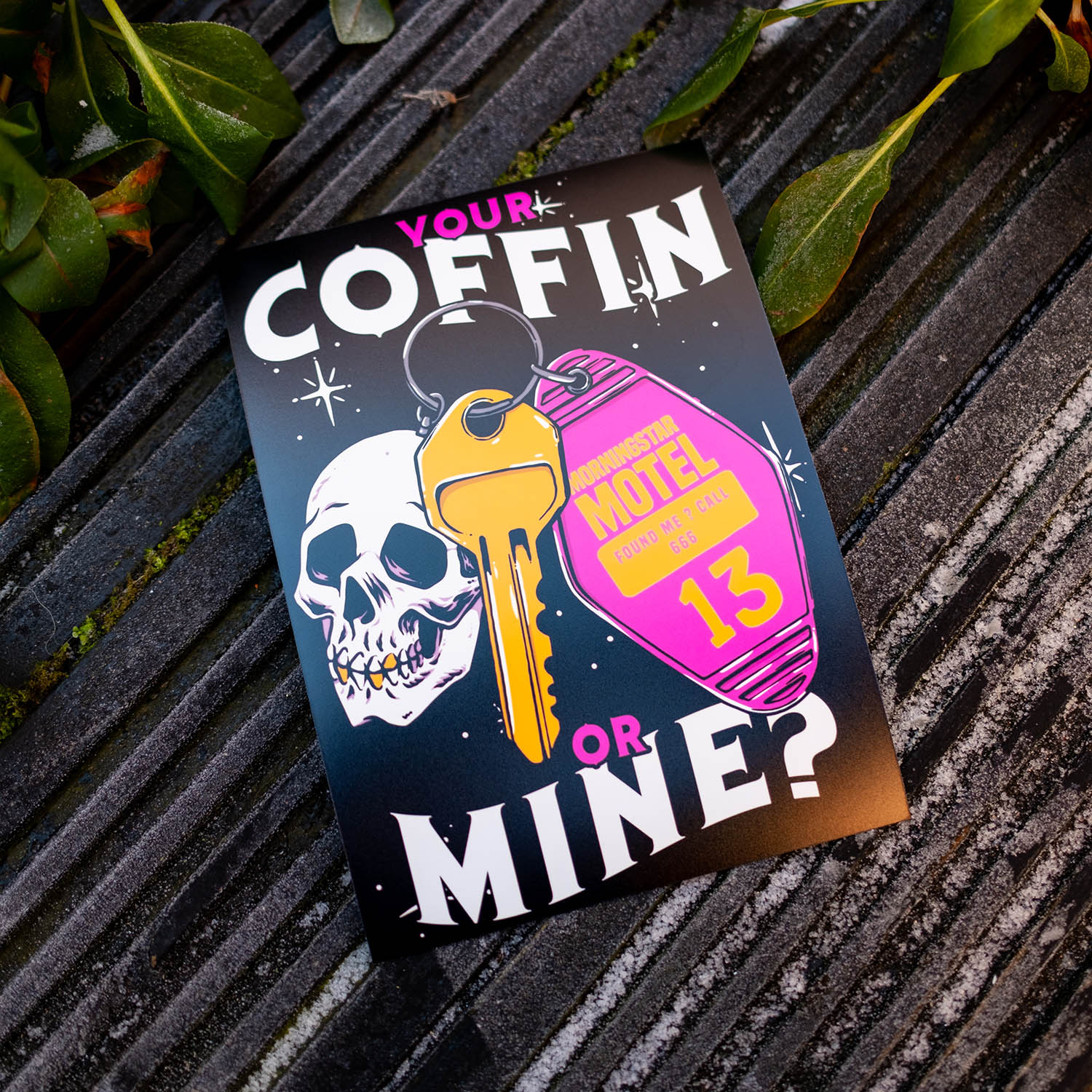 7x5 Art Print - Your Coffin or Mine