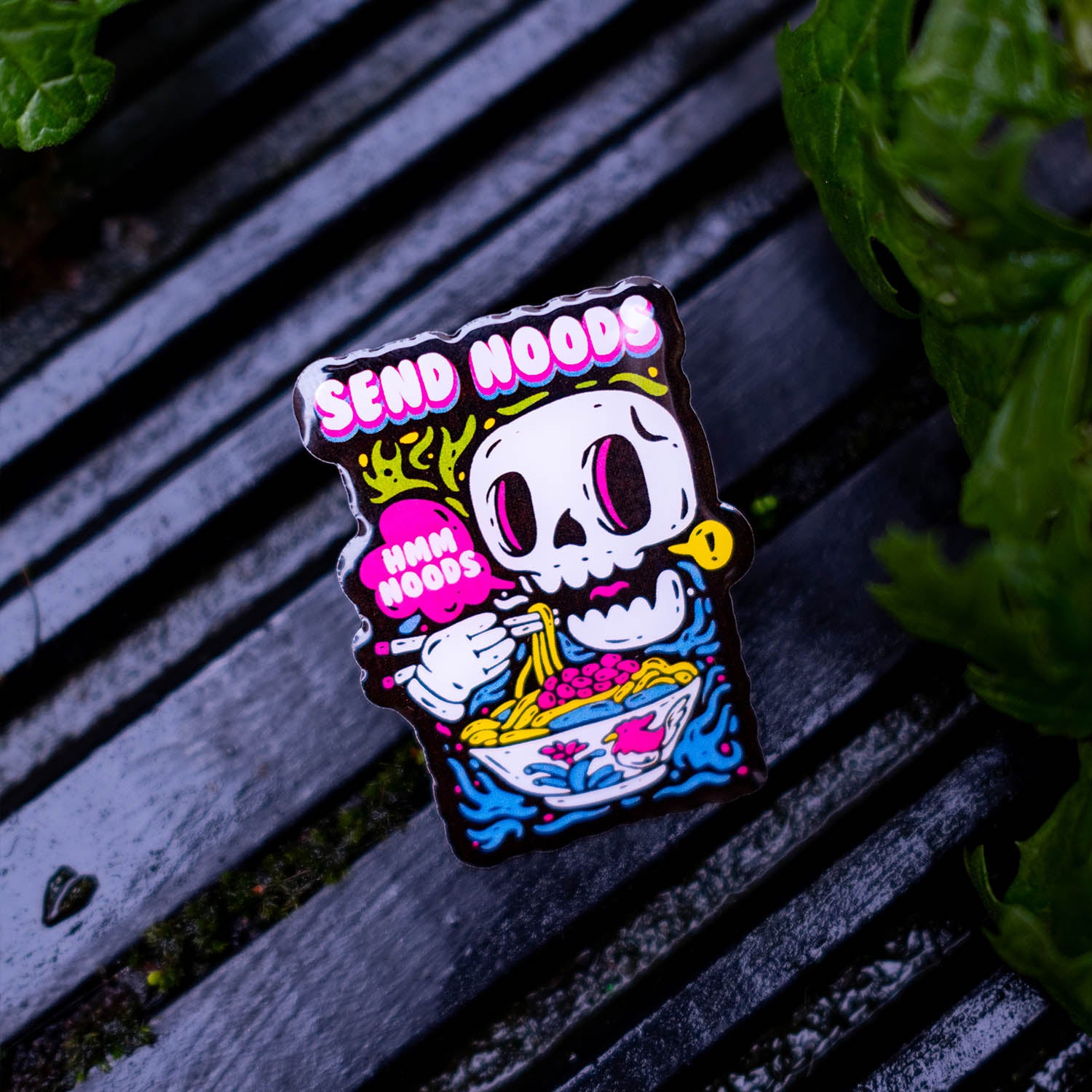 Send Noods Pin Badge